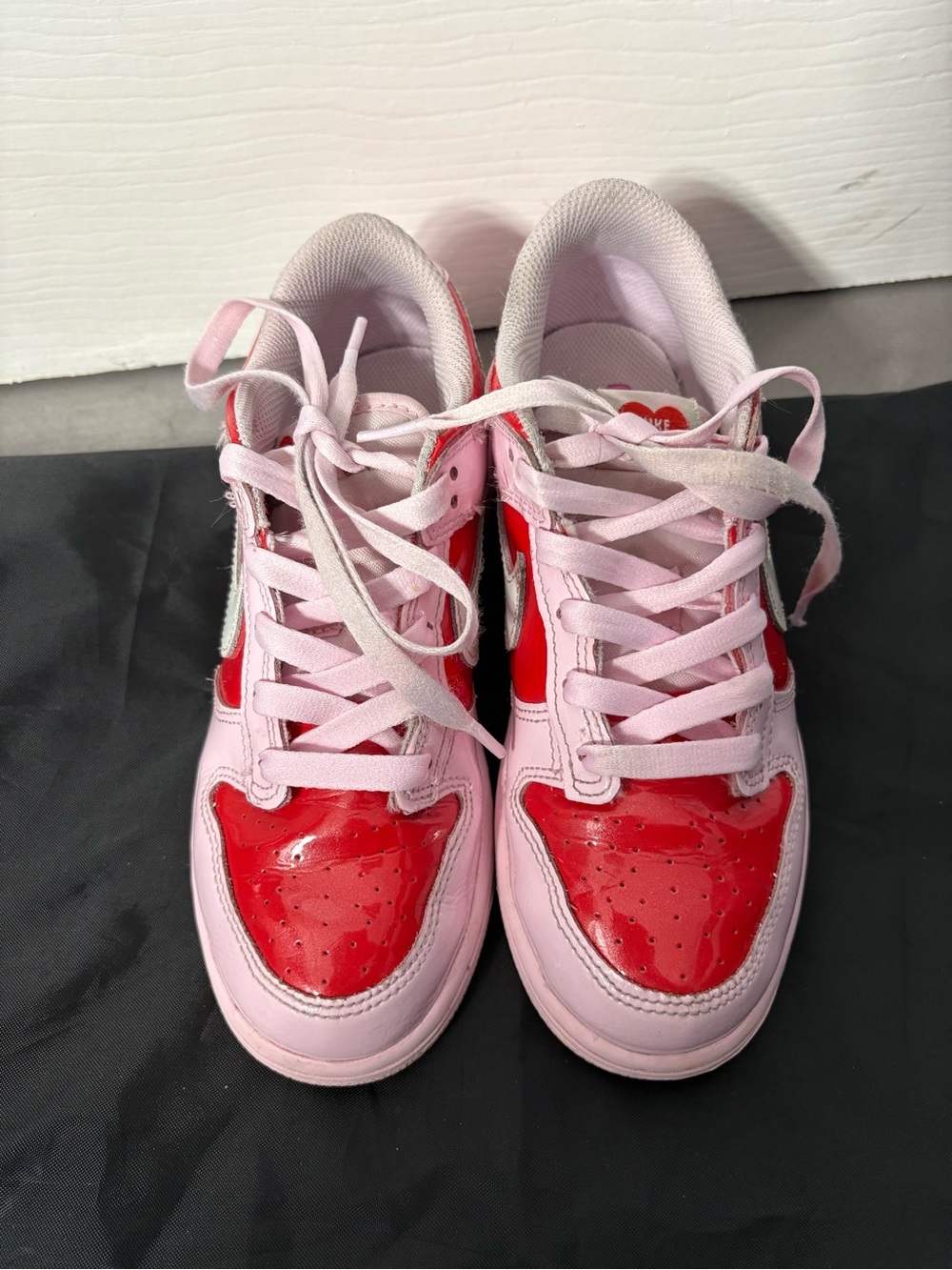 Nike Pink and Red 'Be Me' Heart Graphic Sneaker Insole